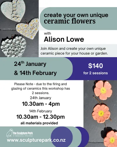 Create Your Own Ceramic Flowers with Alison Lowe