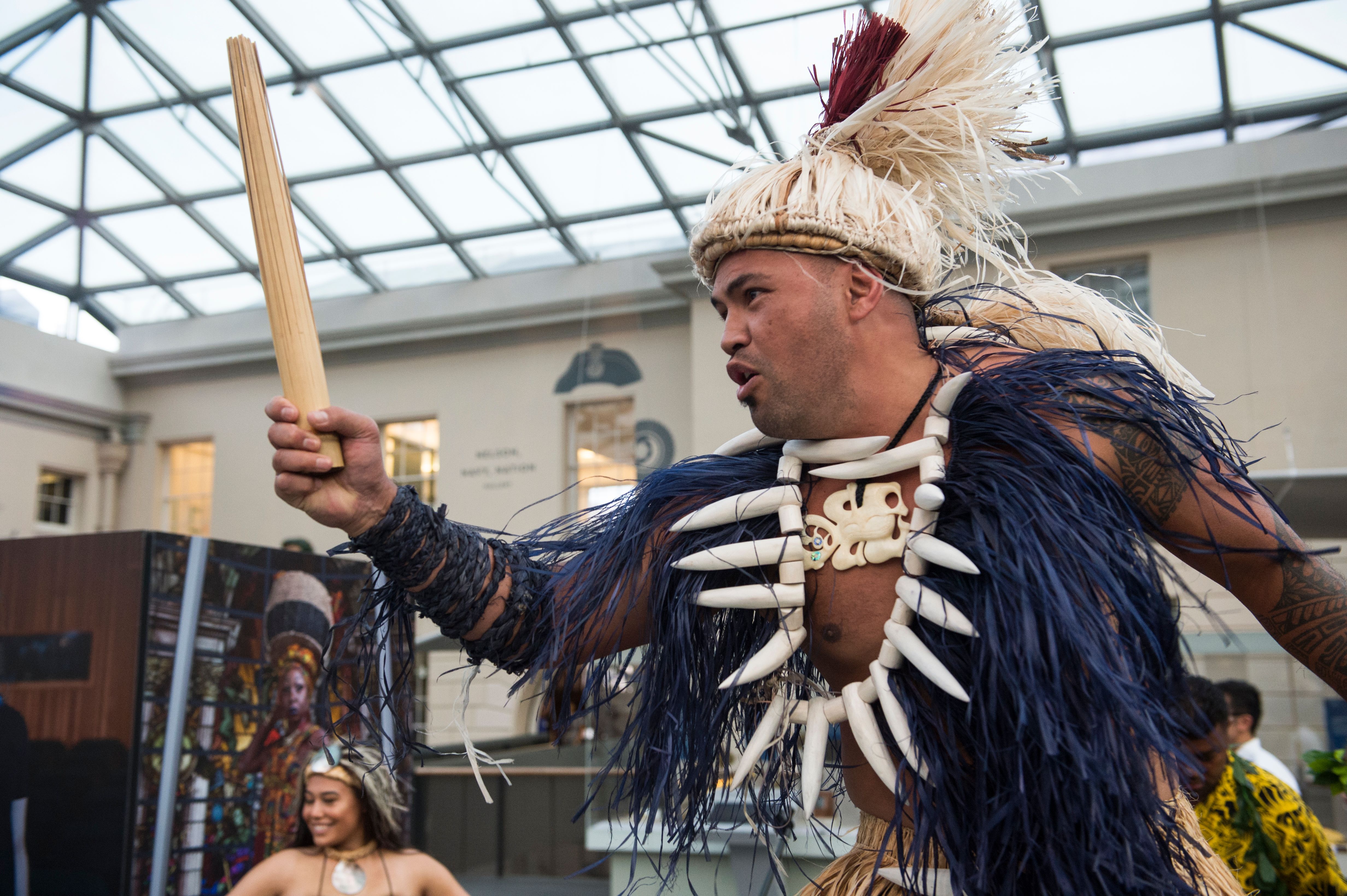 Robbie Atatoa at opening of Endeavour Galleries.jpg