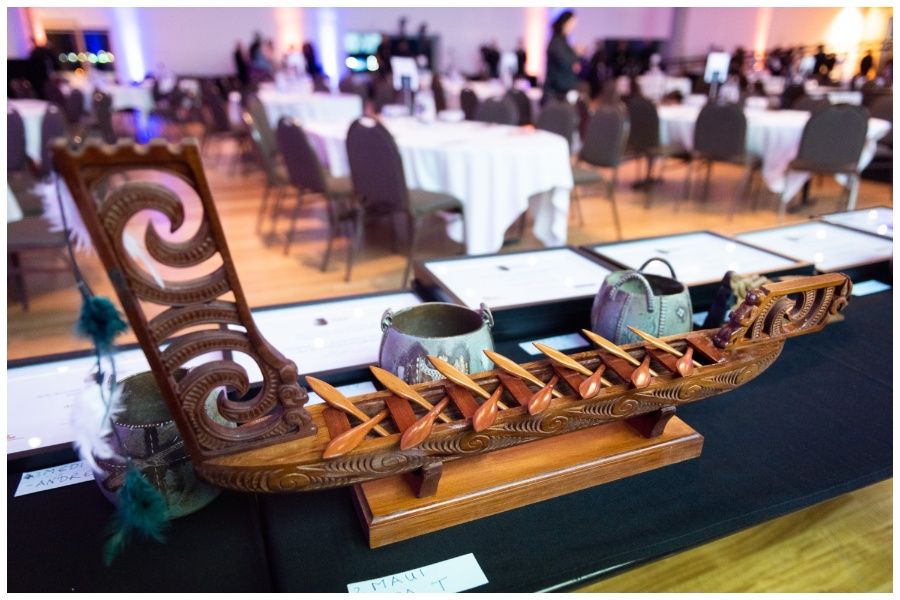 Whakairo trophy carved by Mark for Te Putanga Toi Arts Access Awards 2021